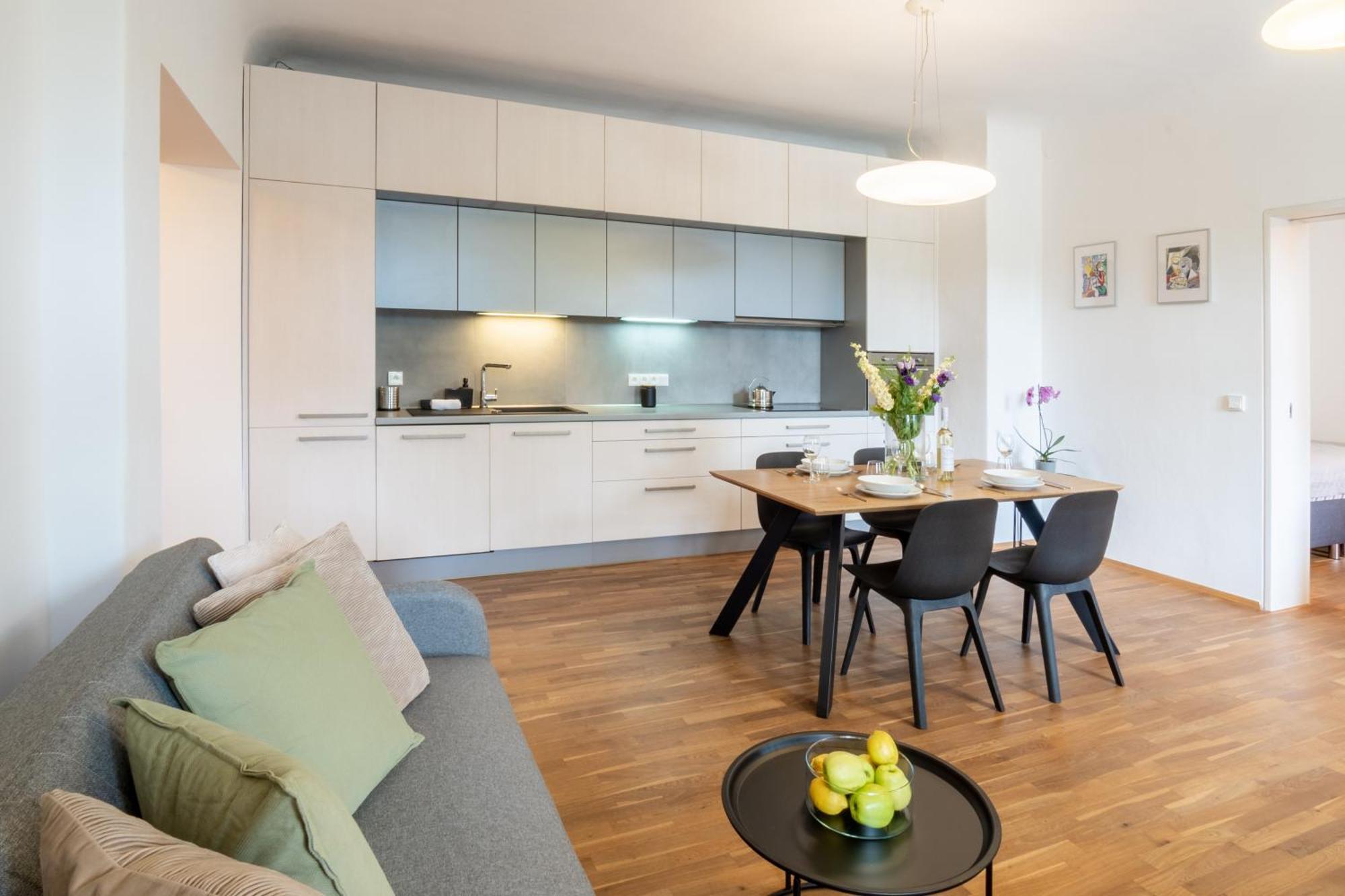 River View Apartment Praag Buitenkant foto